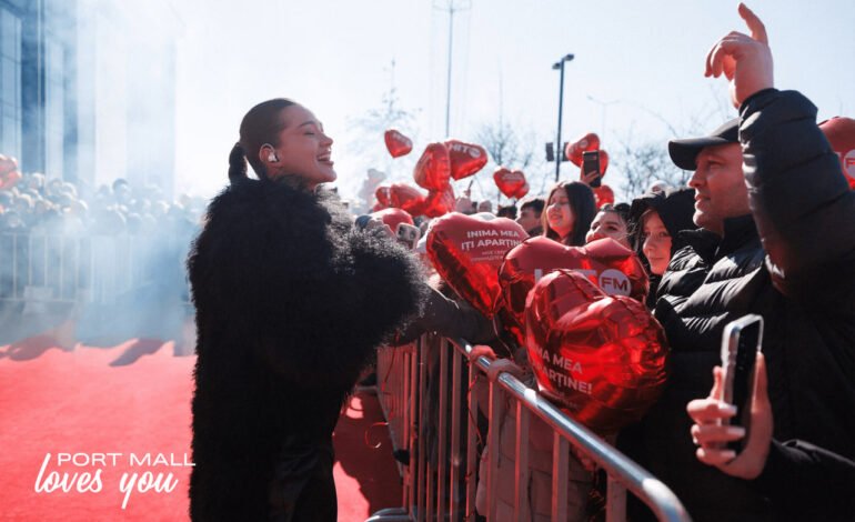 Misha Miller, de Ziua Îndrăgostiților – un cadou incomparabil oferit de PORT MALL comunității sale!