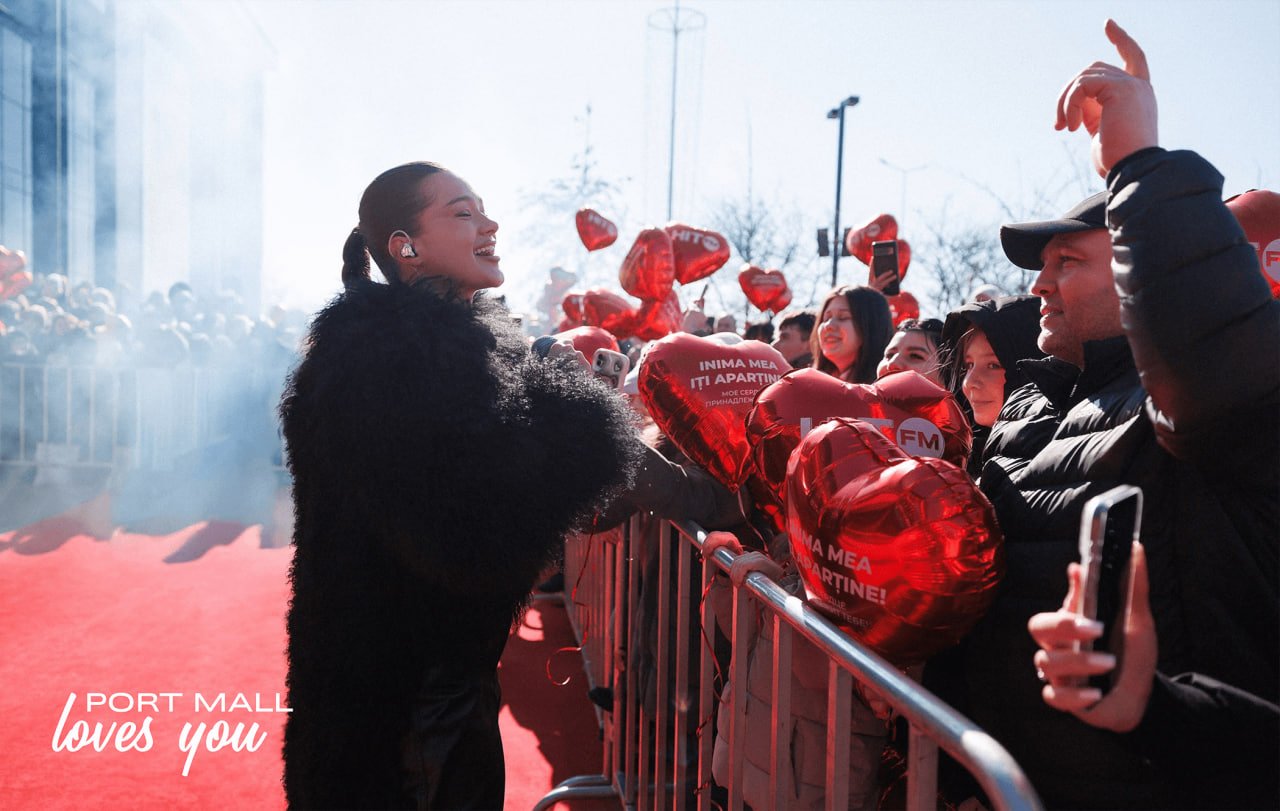 Misha Miller, de Ziua Îndrăgostiților – un cadou incomparabil oferit de PORT MALL comunității sale!