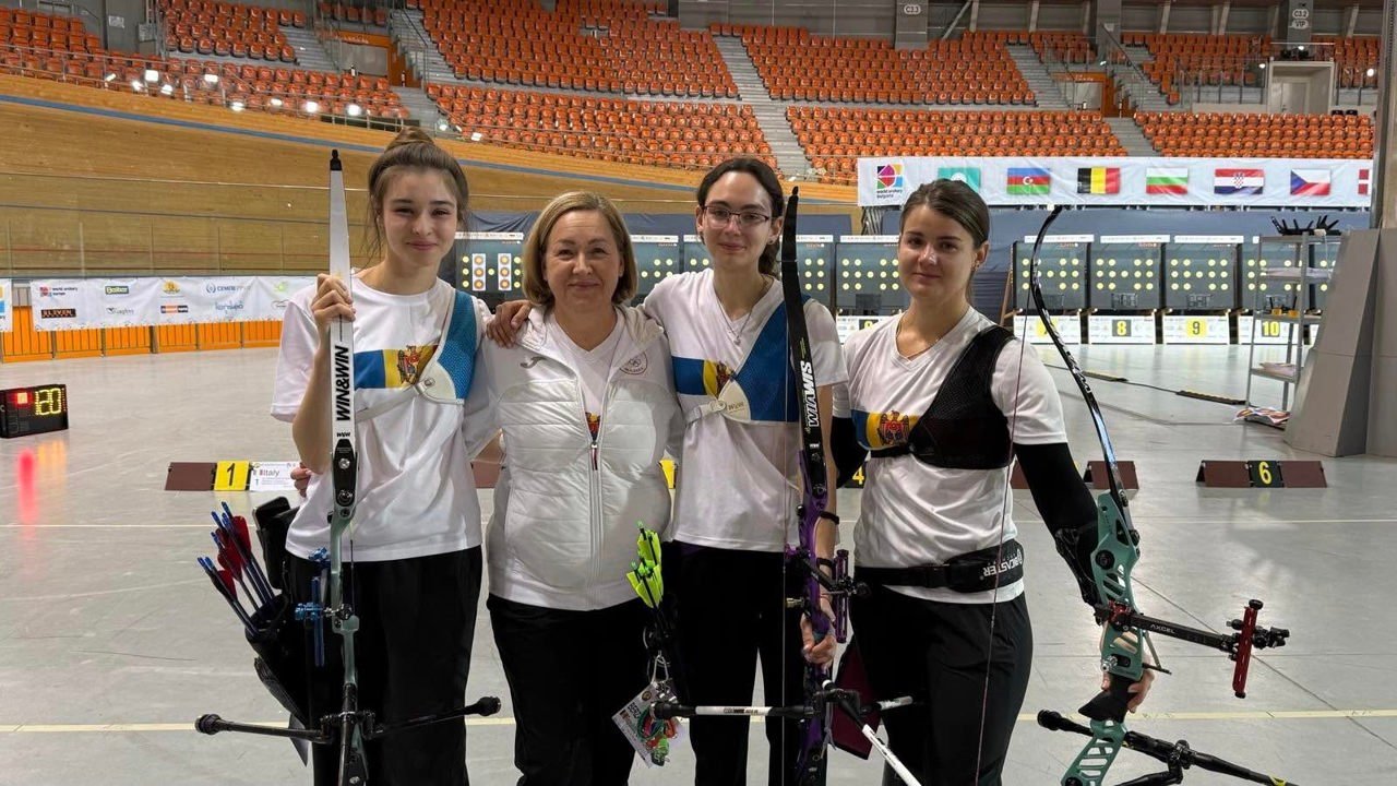 Moldova, campioană europeană la tir cu arcul în sală