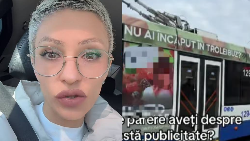 Proprietara magazinului de slăbit, replică după scandalul cu reclama din troleibuz