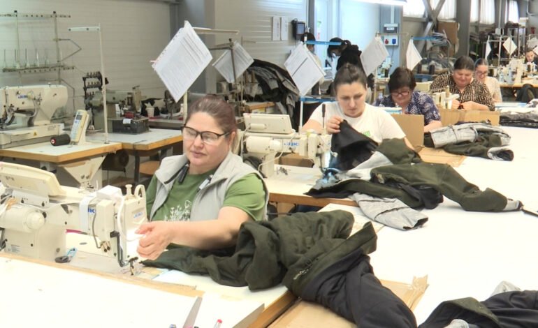 Fabrica din Nisporeni produce mii de articole textile pentru UE