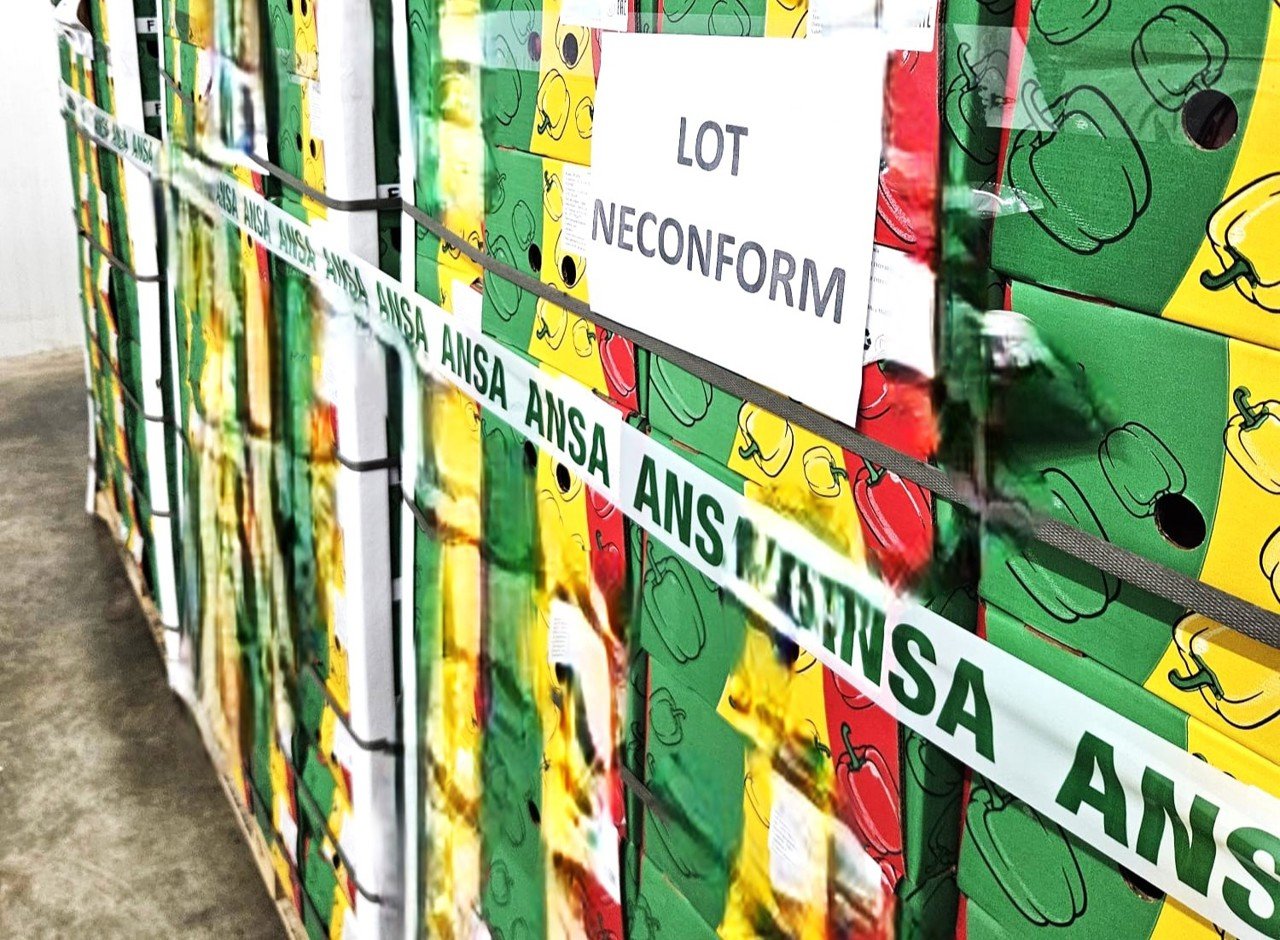 Autoritățile distrug peste 9 tone de ardei importate neconforme