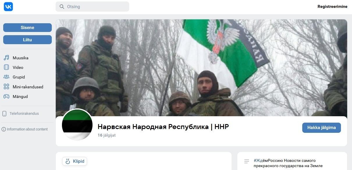 Campanie Digitală Separatistă în Estonia: „Republica Populară Narva”