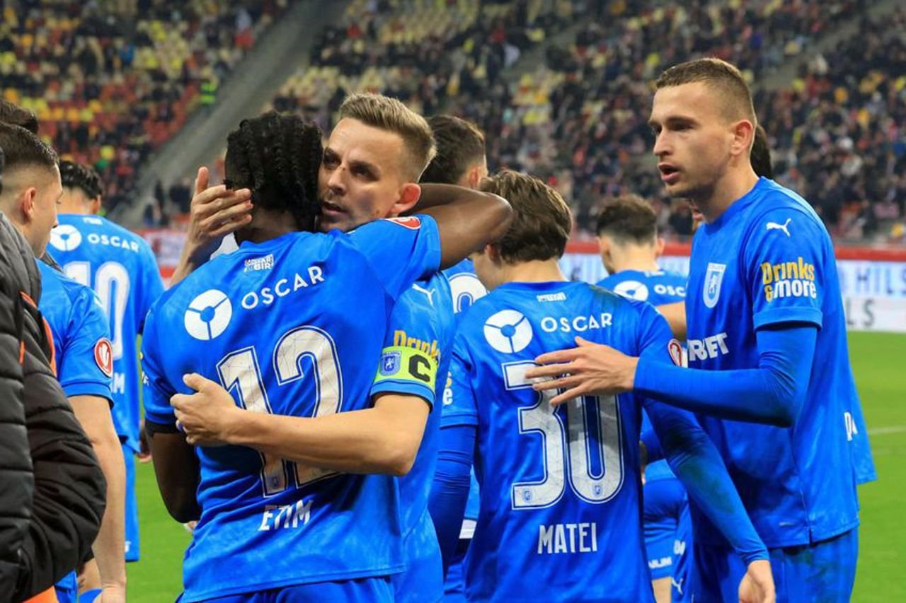 CS Universitatea Craiova revine pe primul loc după victoria cu Dinamo