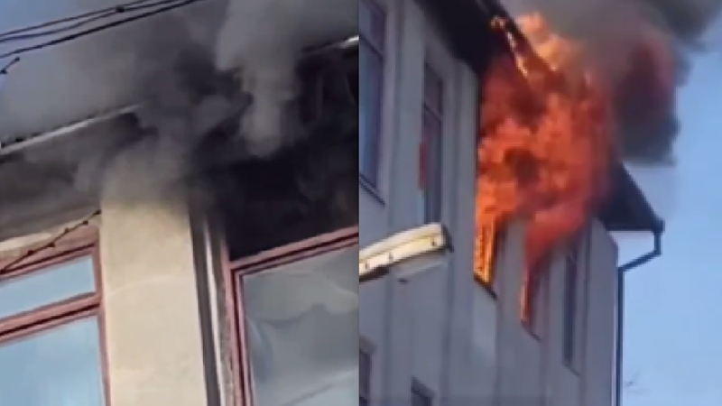 Incendiu la gara feroviară din Ocnița mobilizează pompierii rapid