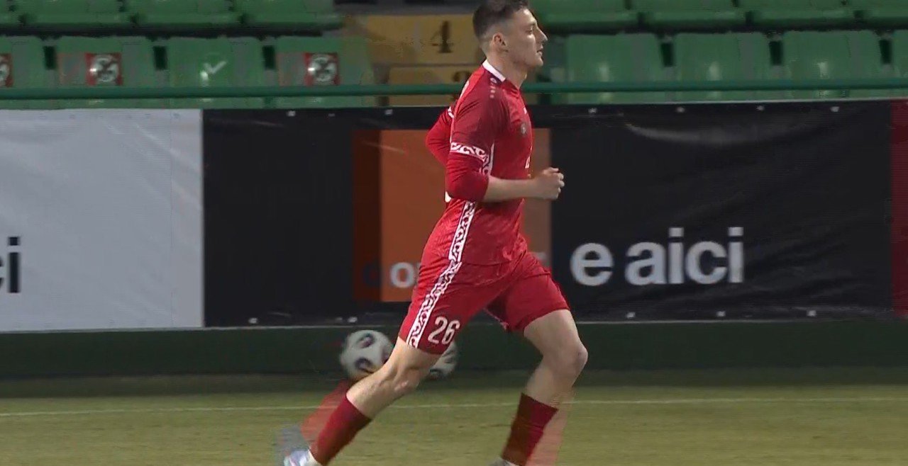 Daniel Tonica debutează la prima echipă a Moldovei în amicalul cu Lituania