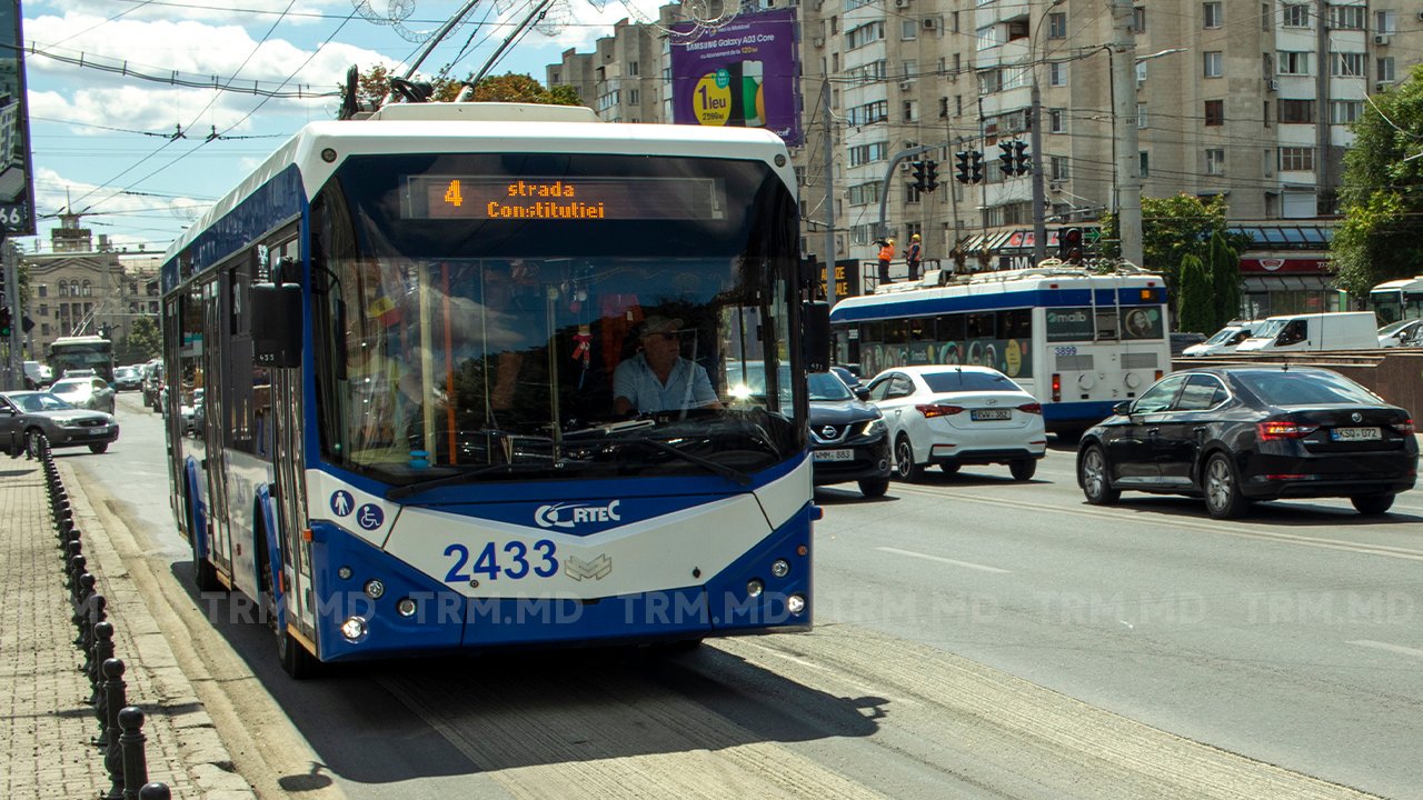 Tarifele la transportul public din Chișinău cresc cu 17% de la 1 mai