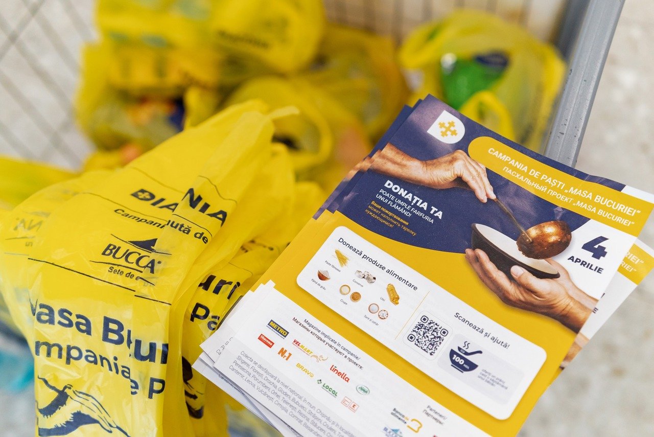 Banca de Alimente din Moldova mobilizează donații pentru Paște și reducerea risipei