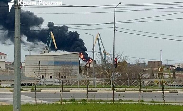 SBU lovește trei nave rusești și baza petrolieră „Yugtorsan” din Crimeea