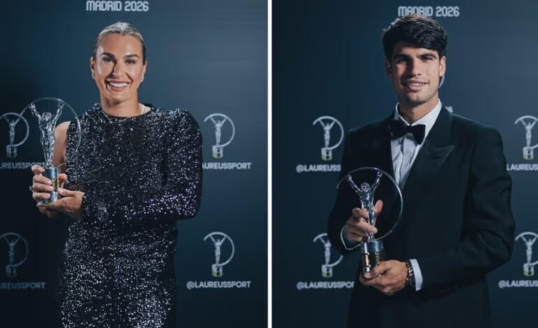 Carlos Alcaraz și Arina Sabalenka, desemnați sportivii anului la Gala Laureus 2025