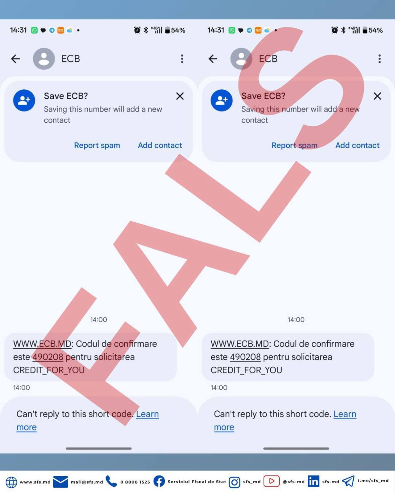 Escrocii intensifică fraudele telefonice cu false apeluri de la Fiscul moldovean