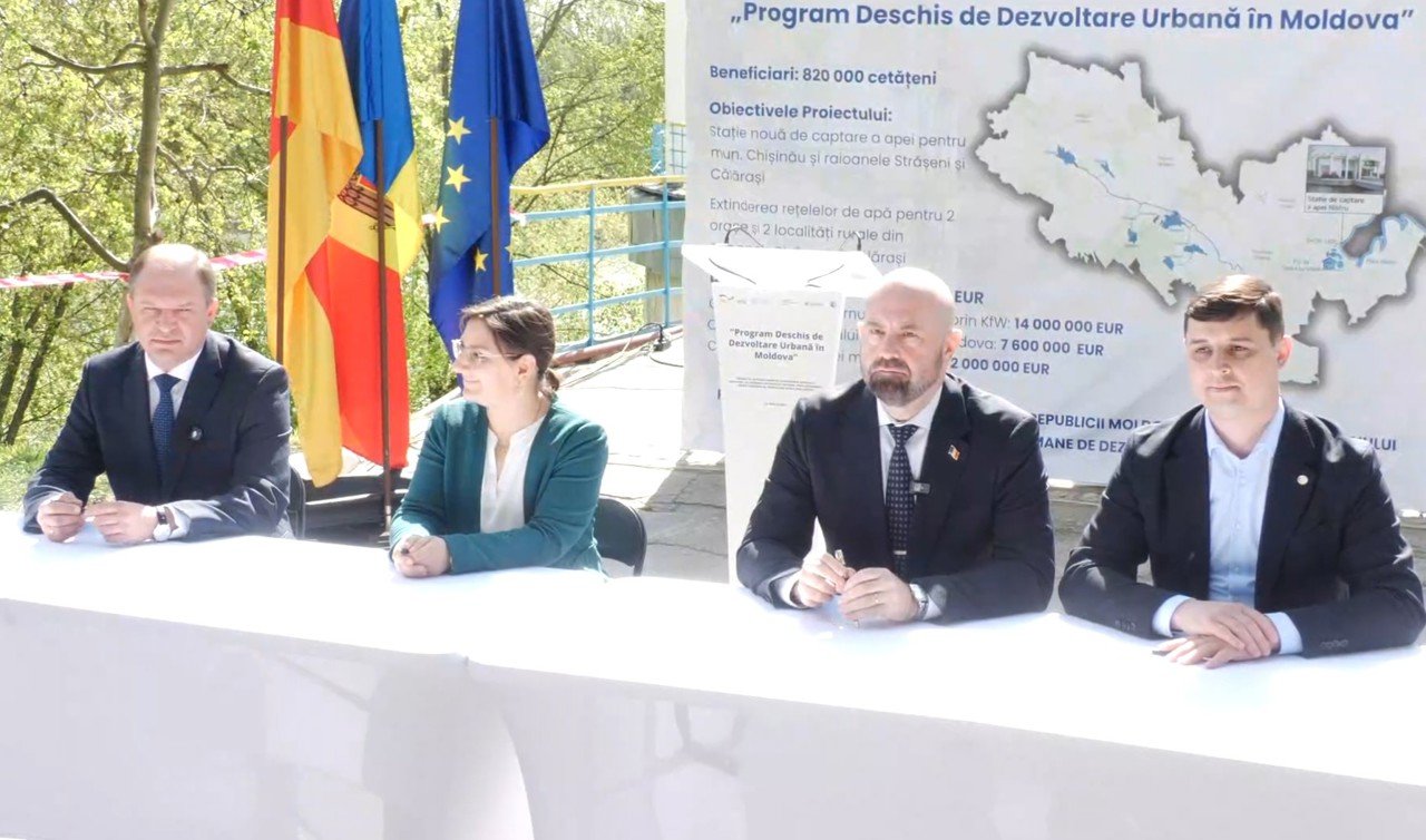 Germania investește 23,6 mil. euro pentru infrastructura apei în Moldova