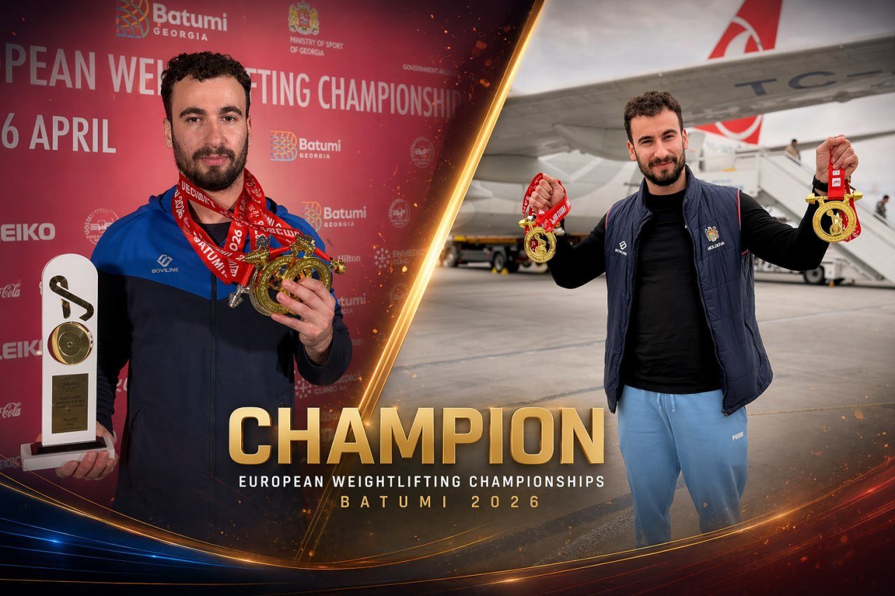 Marin Robu aduce acasă primul titlu european la haltere după 11 ani