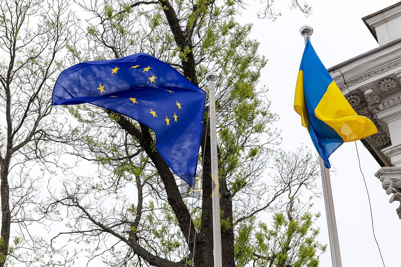 Odesa marchează Ziua Europei prin expoziție și arborarea drapelului UE