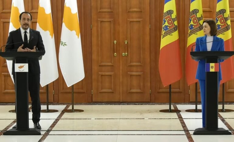 Cipru susține deschiderea negocierilor UE cu Moldova în iunie