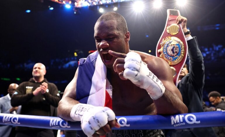 Daniel Dubois cucerește titlul mondial WBO la categoria grea prin KO tehnic