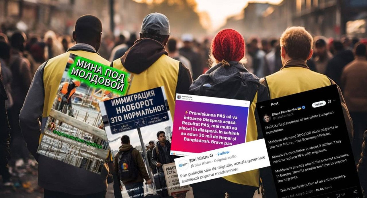 Stopfals.md demontează mituri despre „invazia” a 300.000 de migranți în Moldova