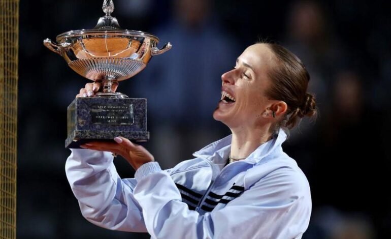 Elina Svitolina cucerește pentru a treia oară turneul de la Roma