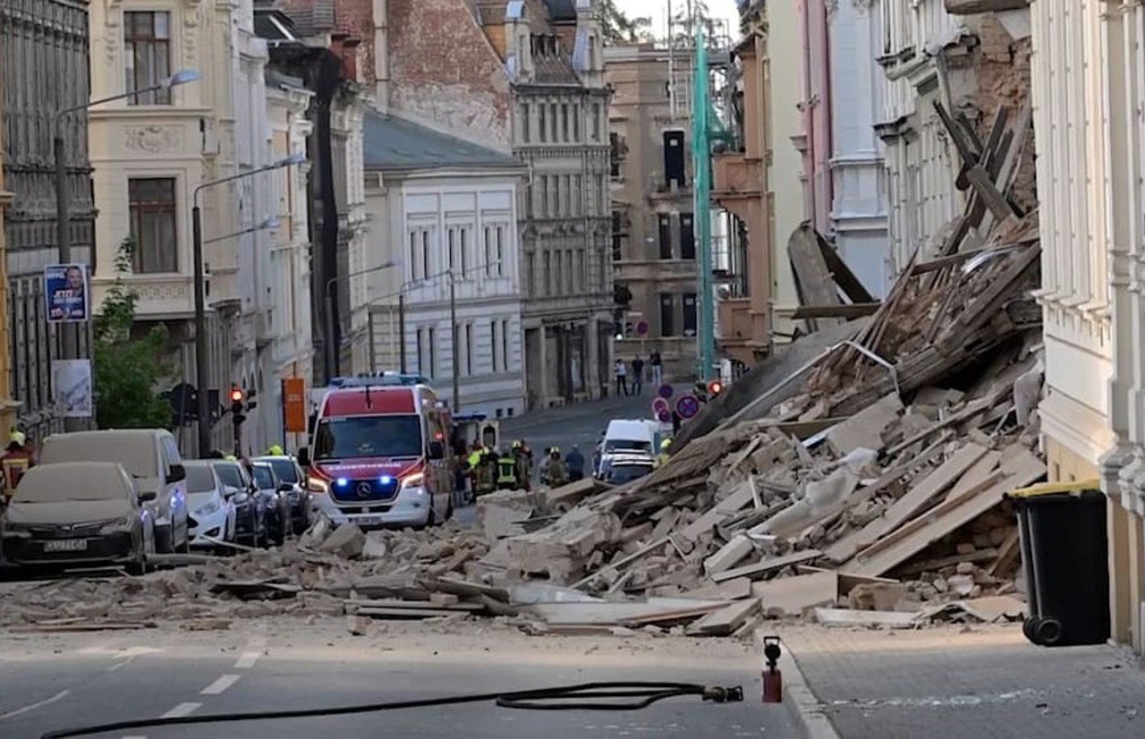 Salvatorii caută trei persoane sub dărâmăturile prăbușirii unui imobil la Görlitz
