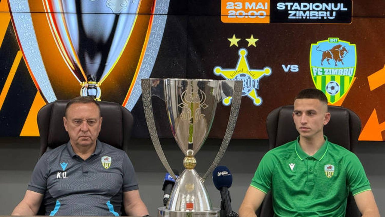 Zimbru și Sheriff se înfruntă în finala Cupei Moldovei cu trofeu și calificare europeană în joc