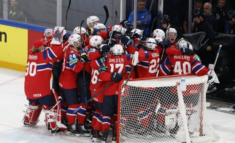 Norvegia accede în premieră în semifinalele Campionatului Mondial de hochei