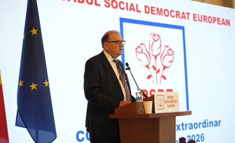 Vasile Bumacov devine președinte al Partidului Social Democrat European
