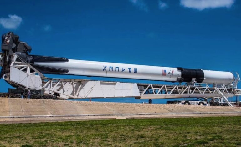 Trepata superioară Falcon 9 va impacta Luna pe 5 august 2026