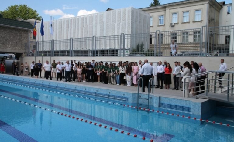 Redeschiderea bazinului USM, investiție majoră în sportul moldovean