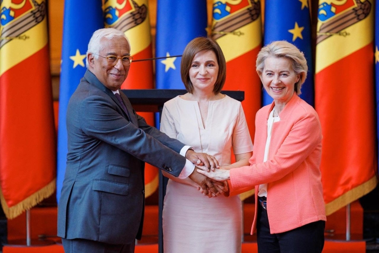 Maia Sandu conduce la Bruxelles summitul de aderare a Moldovei la UE