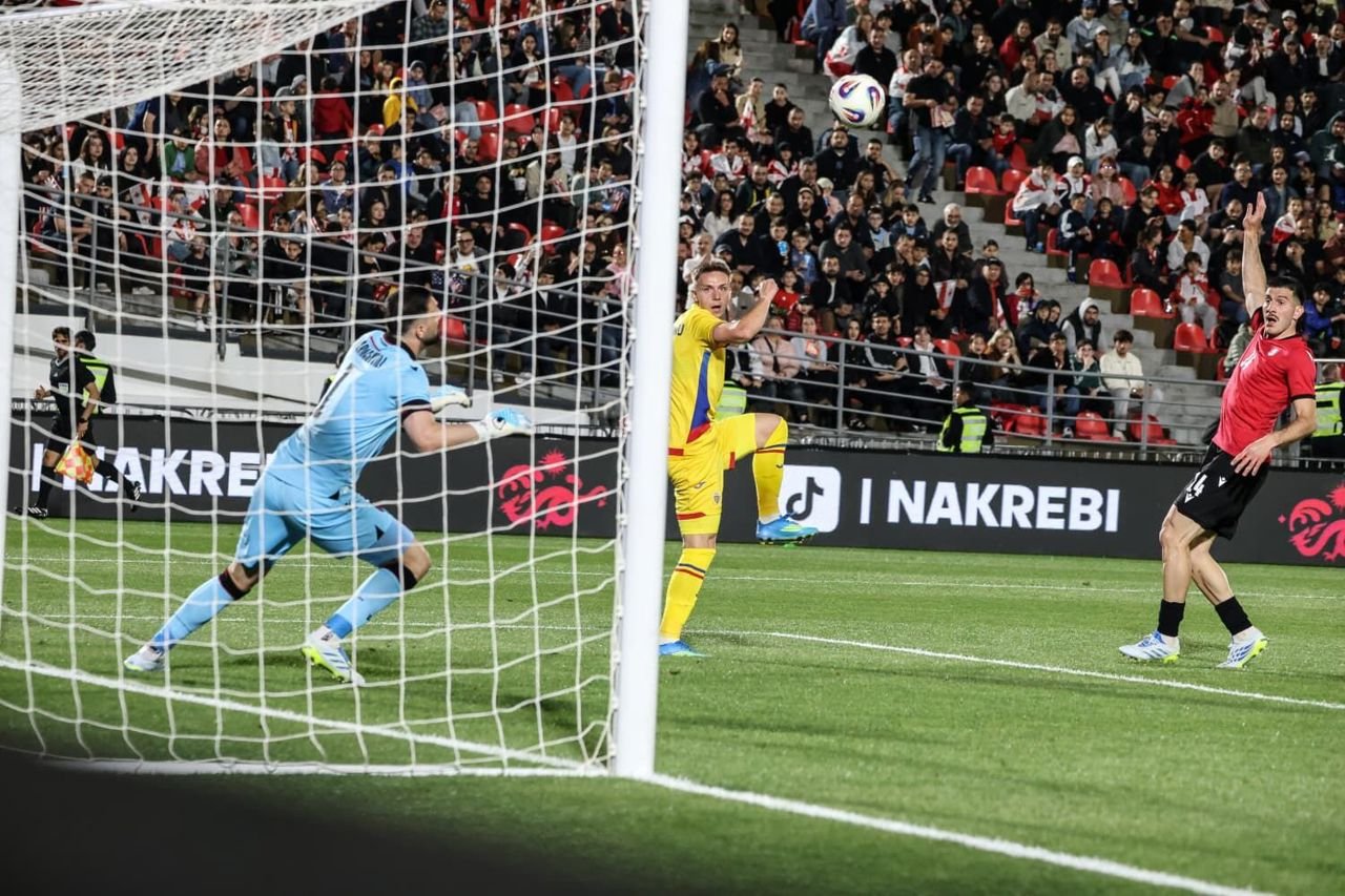 Hagi debutează cu egal pentru România în meciul amical cu Georgia