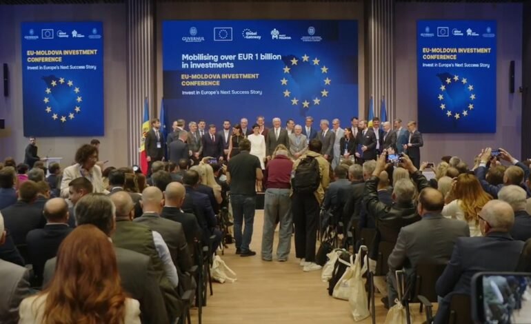 Chișinăul atrage investiții europene de peste un miliard de euro